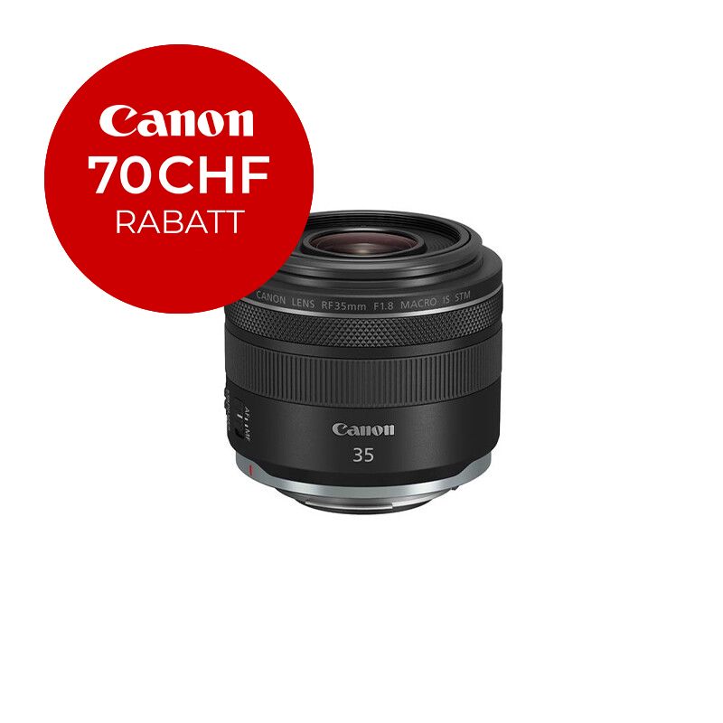Canon RF 35mm 1.8 IS Macro STM - inkl. CHF 70 Sofortrabatt Canon RF 35mm 1.8 IS Macro STM - inkl. CHF 70 Sofortrabatt