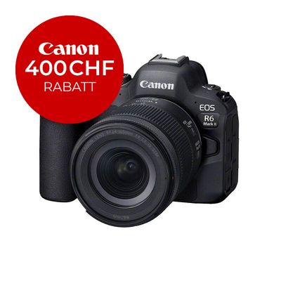 Canon EOS R6 Mark II Kit mit 24-105mm 4-7.1 - ''Premium Garantie'' - inkl. CHF 400 Sofortrabatt Canon EOS R6 Mark II Kit mit 24-105mm 4-7.1 - ''Premium Garantie'' - inkl. CHF 400 Sofortrabatt