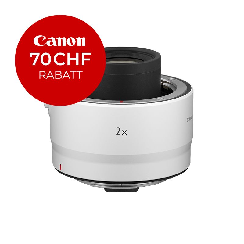Canon RF 2x Telekonverter - inkl. CHF 70 Sofortrabatt Canon RF 2x Telekonverter - inkl. CHF 70 Sofortrabatt