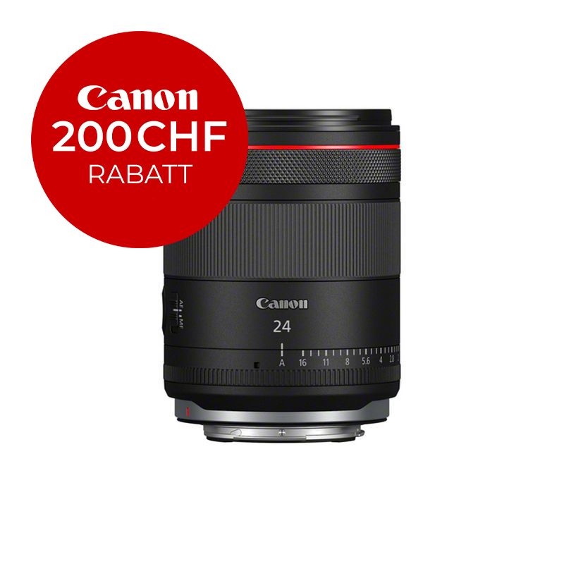 Canon RF 24mm 1.4 L VCM - ''Premium Garantie'' - inkl. CHF 200 Sofortrabatt Canon RF 24mm 1.4 L VCM - ''Premium Garantie'' - inkl. CHF 200 Sofortrabatt