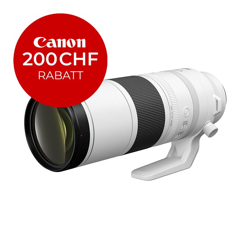 Canon RF 200-800mm 6.3-9.0 IS USM - inkl. CHF 200 Sofortrabatt Canon RF 200-800mm 6.3-9.0 IS USM - inkl. CHF 200 Sofortrabatt