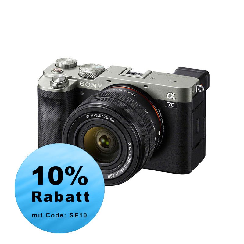 Sony A7C Kit mit 28-60mm (silver) - ''4 Jahre Garantie''