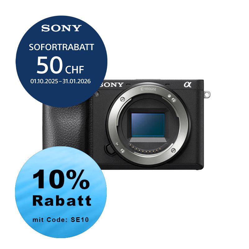 Sony A6400 A Gehäuse - ''4 Jahre Garantie'' - inkl. CHF 50 Sofortrabatt