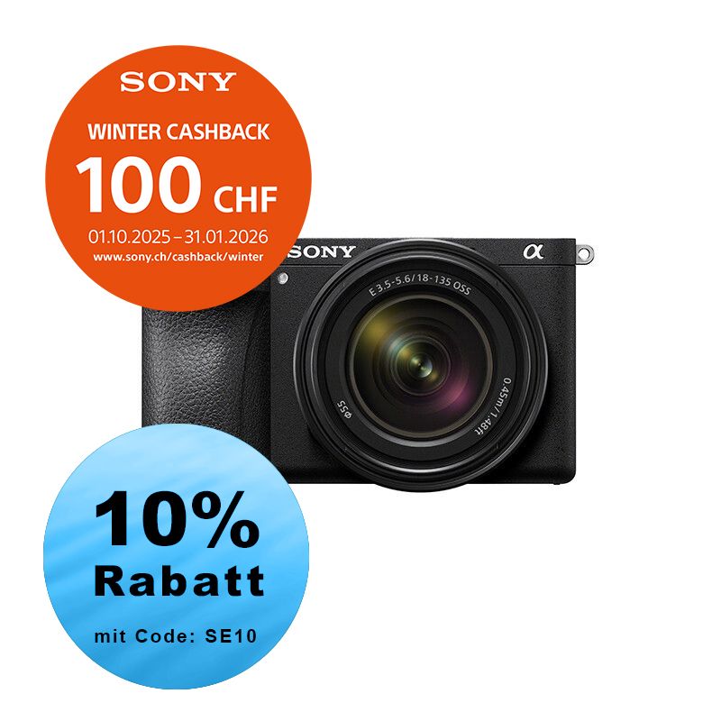 Sony A6700 Kit mit 18-135mm - ''4 Jahre Garantie'' - inkl. CHF 100.- Cashback
