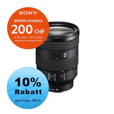 Sony FE 24-105mm 4.0 G OSS - ''4 Jahre Garantie'' - inkl. CHF 200.- Cashback