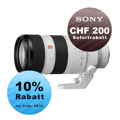 Sony FE 70-200mm 2.8 GM OSS II - ''4 Jahre Garantie'' -  inkl. CHF 200 Sofortrabatt