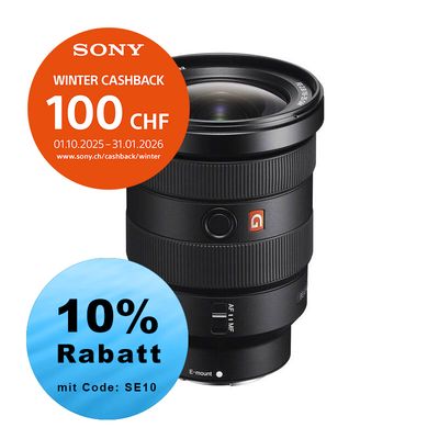 Sony FE 16-35mm 2.8 GM - ''4 Jahre Garantie'' - inkl. CHF 100.- Cashback Sony FE 16-35mm 2.8 GM - ''4 Jahre Garantie'' - inkl. CHF 100.- Cashback
