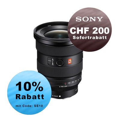 Sony FE 16-35mm 2.8 GM II - ''4 Jahre Garantie'' - inkl. CHF 200 Sofortrabatt Sony FE 16-35mm 2.8 GM II - ''4 Jahre Garantie'' - inkl. CHF 200 Sofortrabatt