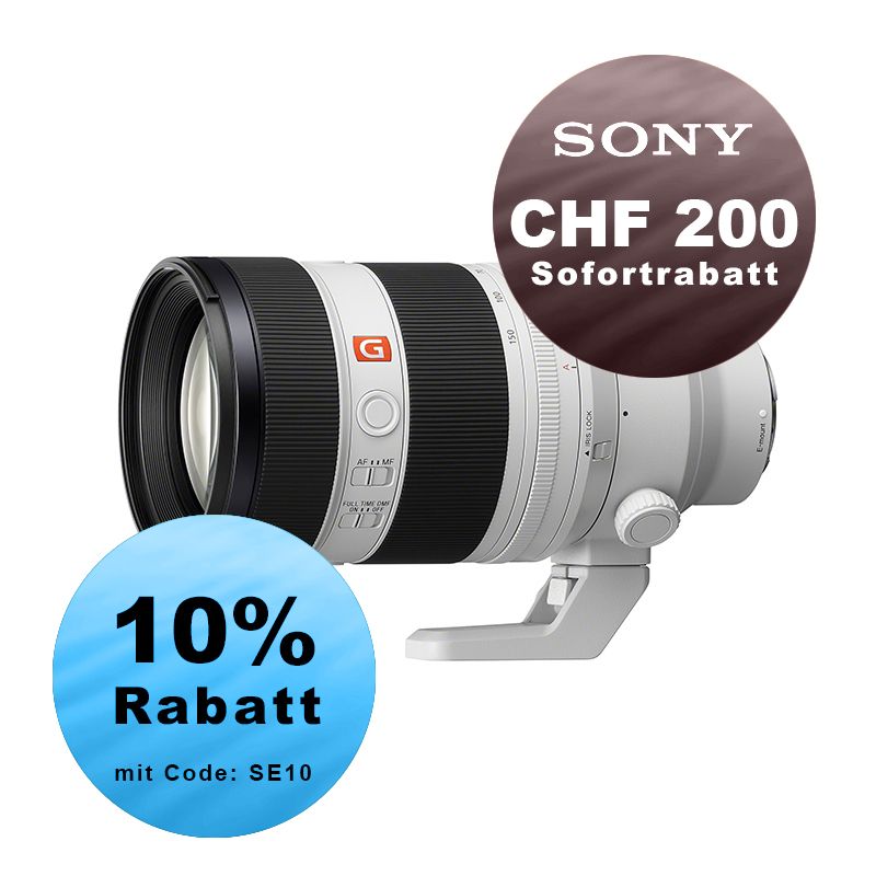 Sony FE 50-150mm 2.0 GM - ''4 Jahre Garantie'' -  inkl. CHF 200 Sofortrabatt