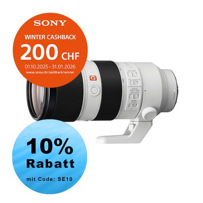 Sony FE 70-200mm 2.8 GM OSS - ''4 Jahre Garantie'' - CHF 200.- Cashback