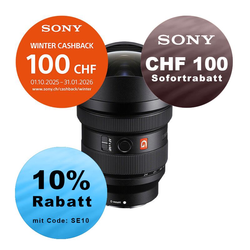 Sony FE 12-24mm 2.8 GM - ''4 Jahre Garantie'' - inkl. CHF 100.- Cashback + CHF 100 Sofortrabatt
