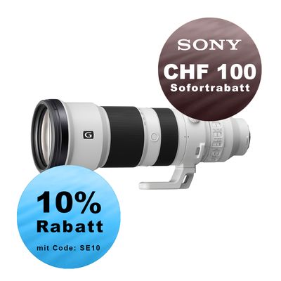 Sony FE 400-800mm 6.3-8.0 G OSS - ''4 Jahre Garantie'' + CHF 100 Sofortrabatt