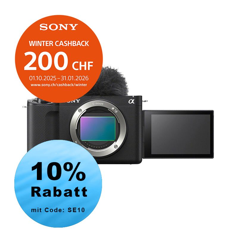 Sony ZV-E1 Gehäuse - ''4 Jahre Garantie'' - inkl. CHF 200.- Cashback Sony ZV-E1 Gehäuse - ''4 Jahre Garantie'' - inkl. CHF 200.- Cashback