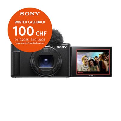 Sony ZV-1 Mark II - inkl. CHF 100.- Cashback Sony ZV-1 Mark II - inkl. CHF 100.- Cashback