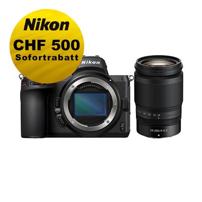 Nikon Z5 Kit mit 24-200mm 4.0-6.3 - Spezialangebot - ''Swiss Garantie'' - inkl. CHF 500 Sofortrabatt