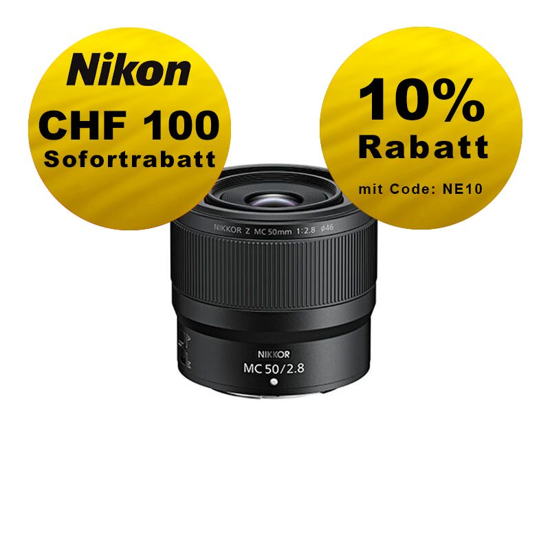 Nikon Z MC 50mm 2.8 - ''Swiss Garantie'' - inkl. CHF 100 Sofortrabatt