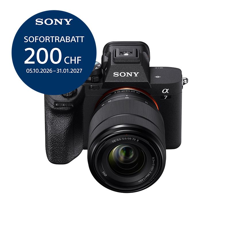 Sony A7 Mark IV Kit mit 28-70mm II - ''4 Jahre Garantie'' - inkl. CHF 200 Sofortrabatt
