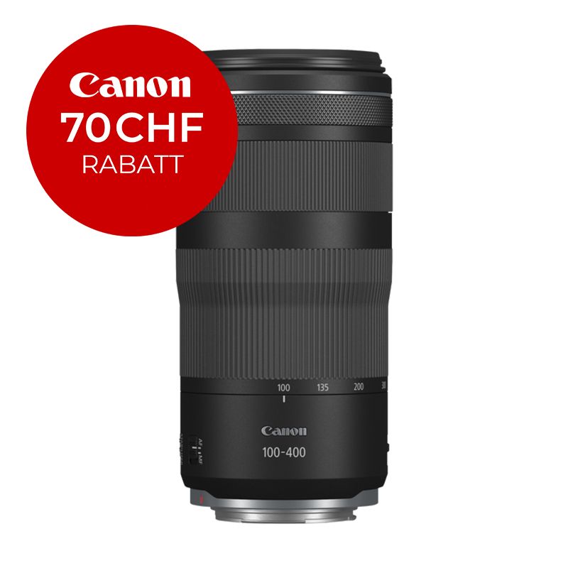 Canon RF 100-400mm 5.6-8 IS USM - inkl. CHF 70 Sofortrabatt