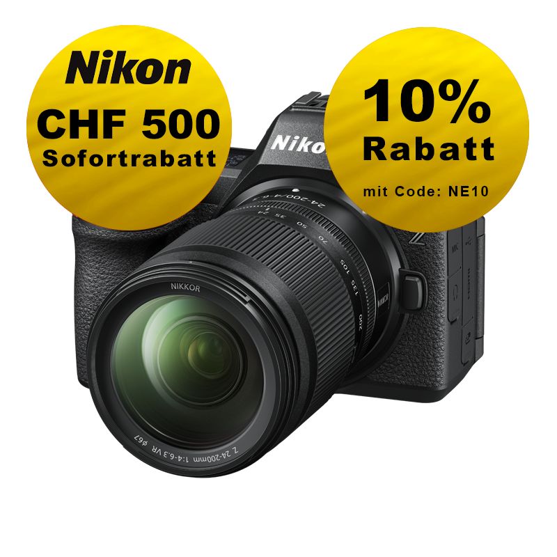 Nikon Z6III Kit mit 24-200mm 4.0-6.3 VR - ''Swiss Garantie'' - inkl. CHF 500 Sofortrabatt