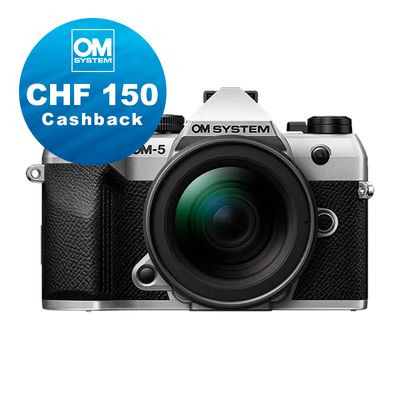 OM System OM-5 II Kit mit 12-45mm 4.0 (silver) - CHF 150 Cashback + 5 Jahre Garantie