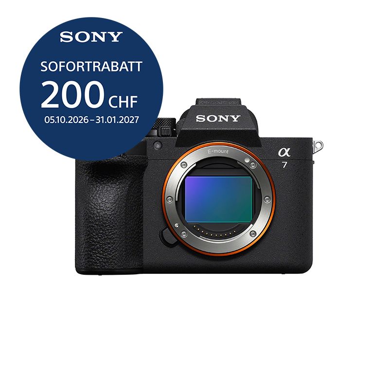 Sony A7 Mark V Gehäuse - inkl. CHF 200 Sofortrabatt Sony A7 Mark V Gehäuse - inkl. CHF 200 Sofortrabatt