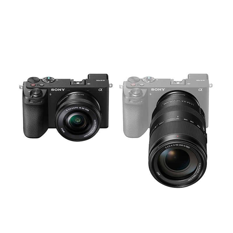 Sony A6700 Wildlife Bundle mit 16-50mm und 70-350mm G - ''4 Jahre Garantie''