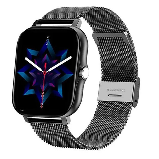 Black smart watch