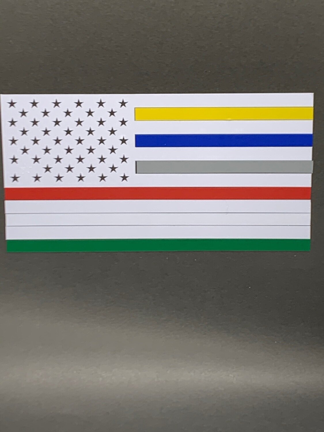 All Color Flag Decal