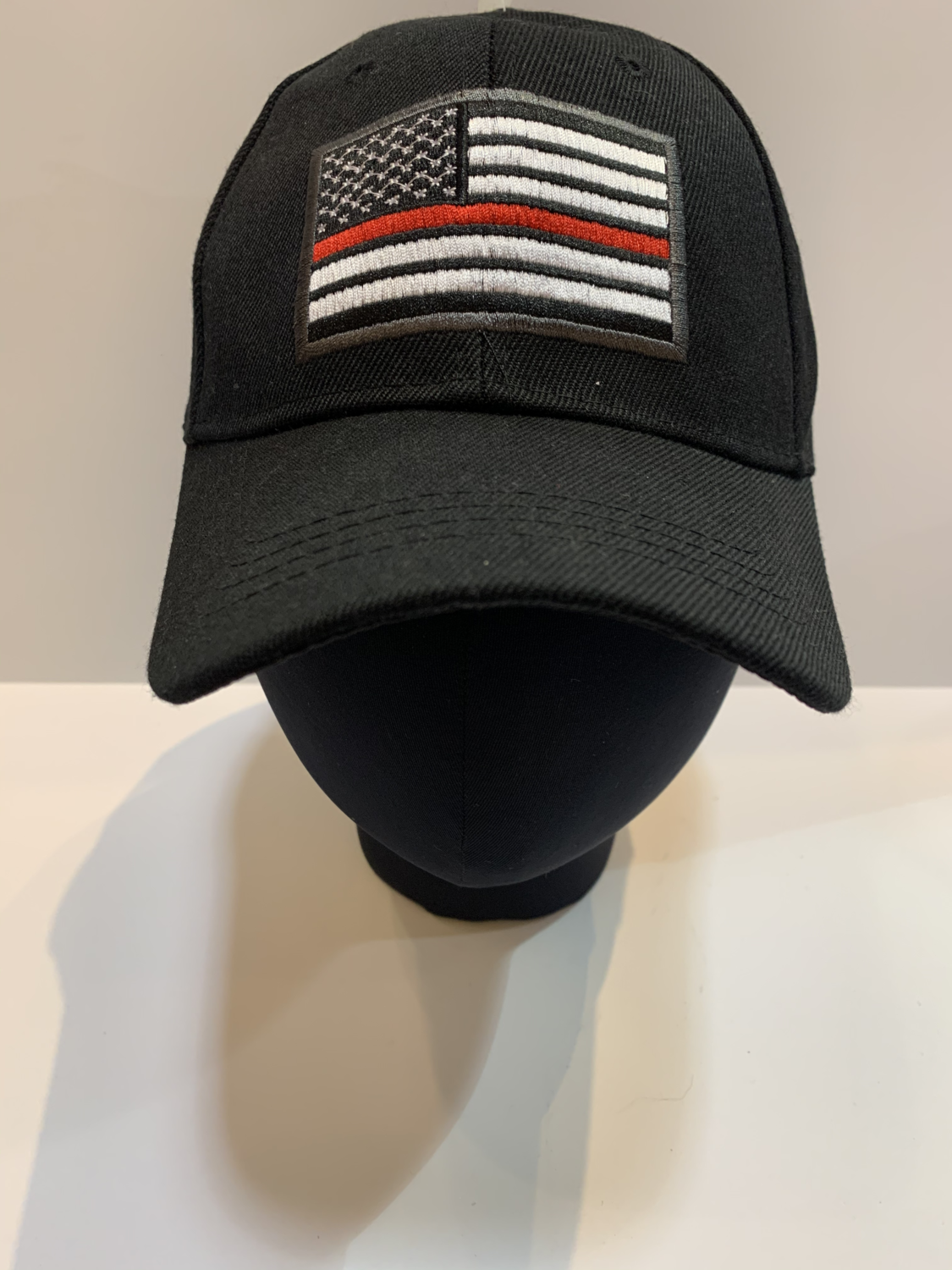 First Responder Hats Red Line Flag