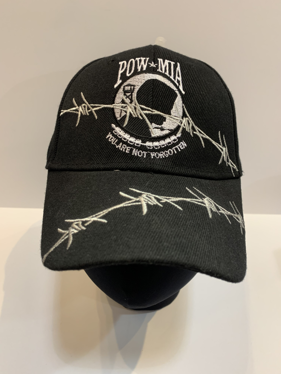 Patriotic Hats- Barb. POW/MIA