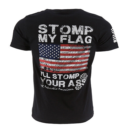 Stomp My Flag S/S Black