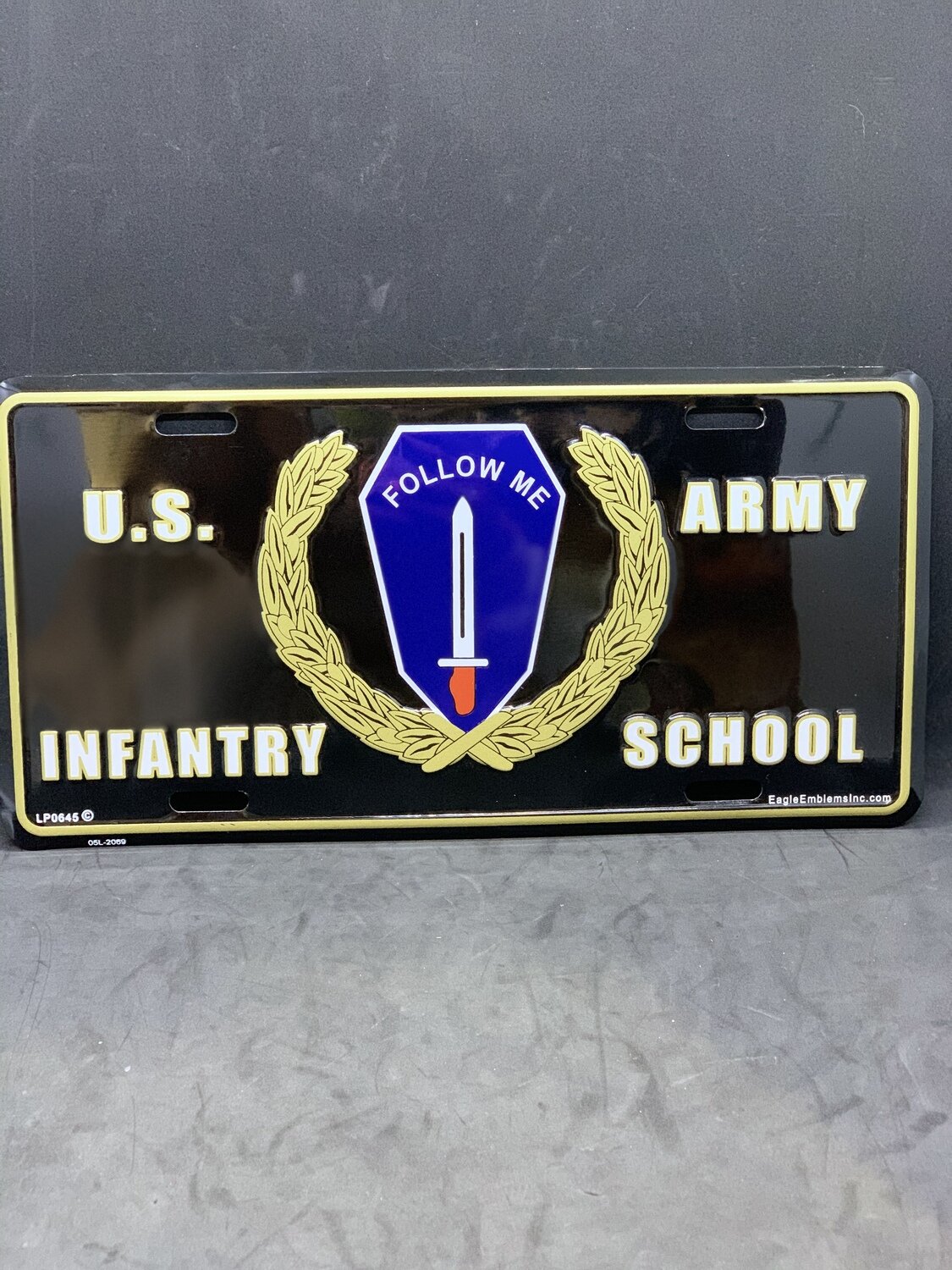 U.S. Army Inf. School License Plate