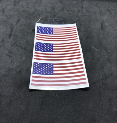 US Flag Decals 3-pack