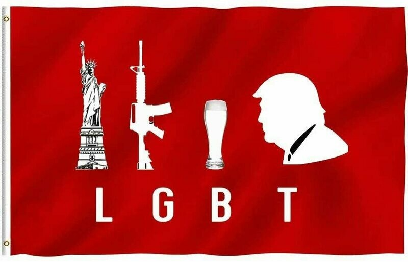 Flags 3X5  LGBT Trump