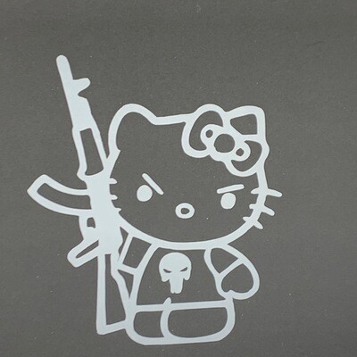 AP Kitty Punisher Decal