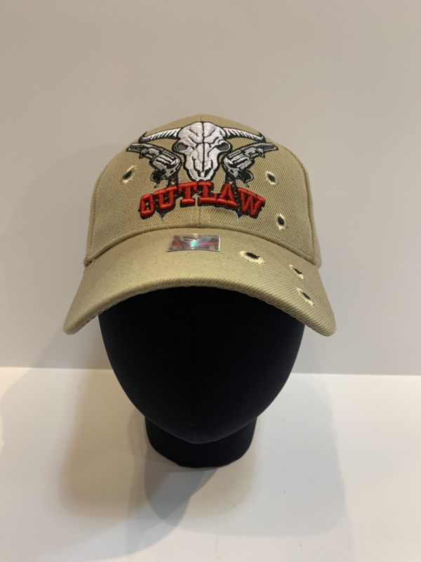 Patriotic Hats- Outlaw-Skull