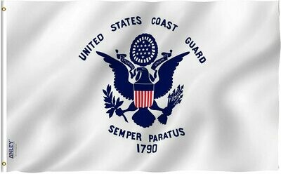 Flags 3X5 Coast Guard USCG
