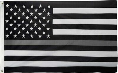 Flags 3X5 Thin Grey Line