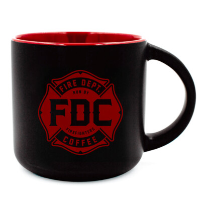 Fire Dept. Coffee Maltese Cross Mug