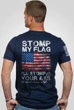 Stomp My Flag S/S Blue