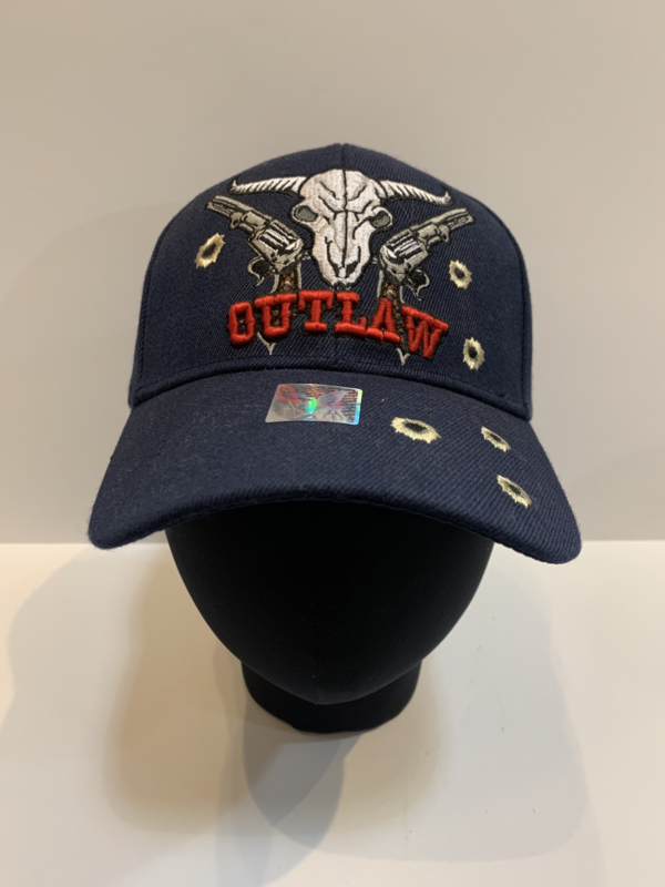 Patriotic Hats- Outlaw-Skull