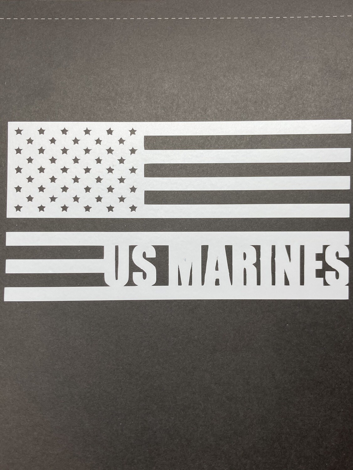 AP Marines Flag Decal