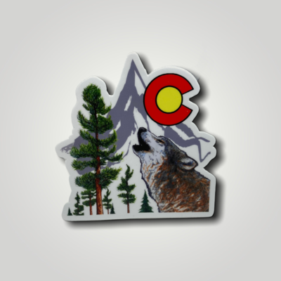 Colorado Decals Wolf