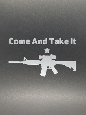 AP Come And Take It Cannon Large Decal