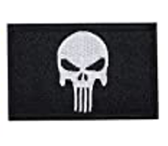 Punisher Patches O.D Green and Black