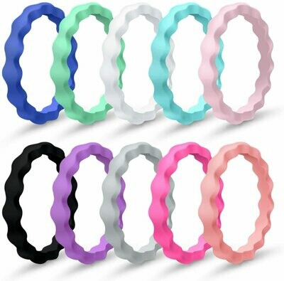 Rings Stackable 9 Silicone