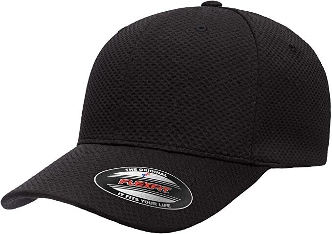 Hats Jersey Flex Fit Black