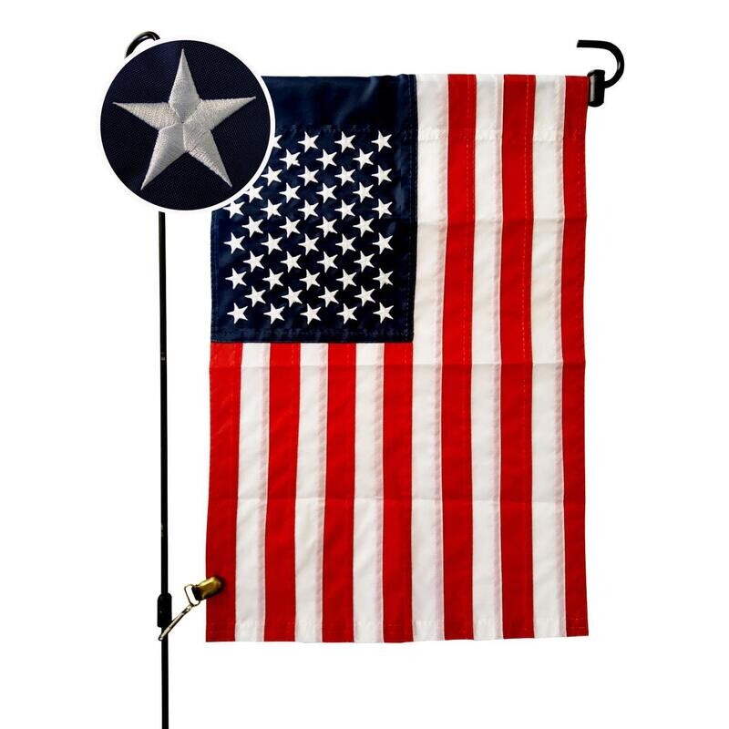 Garden Flags - Embroidered American Flag