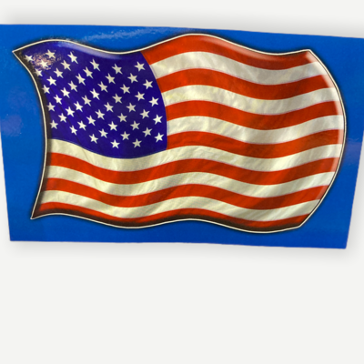 US Flag Decals Small Wave