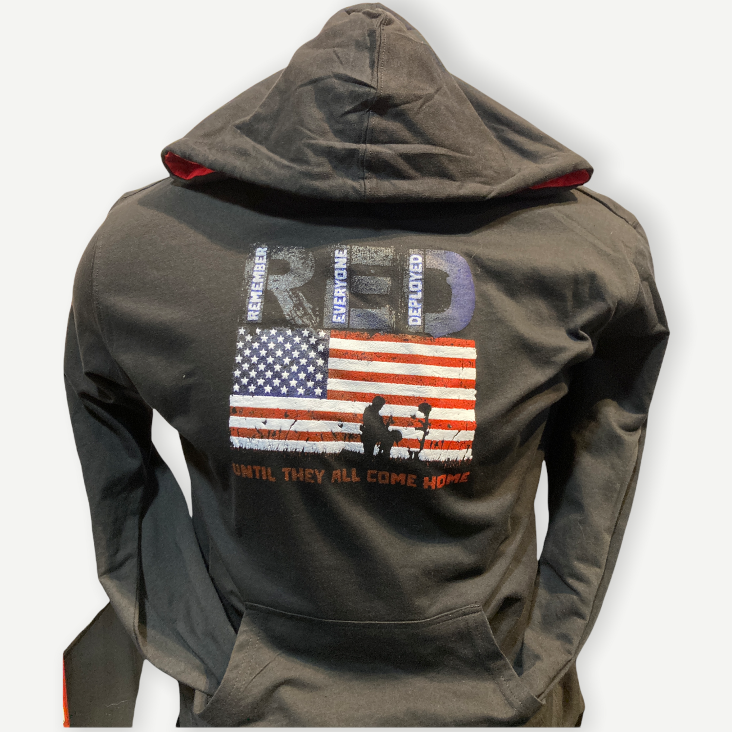 Patriot RED Hoodie Black/Red
